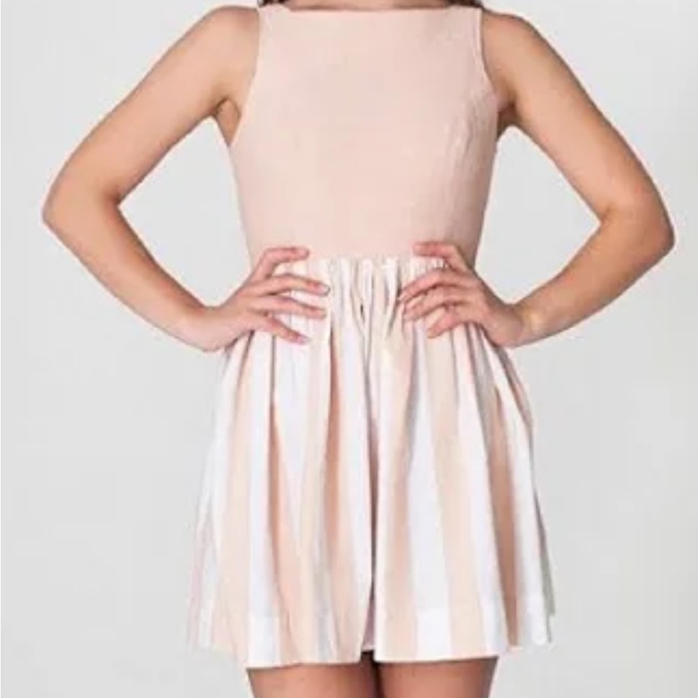 American apparel button up back dress